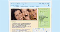 Desktop Screenshot of deerwooddentalgroup.com