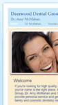 Mobile Screenshot of deerwooddentalgroup.com