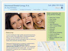 Tablet Screenshot of deerwooddentalgroup.com